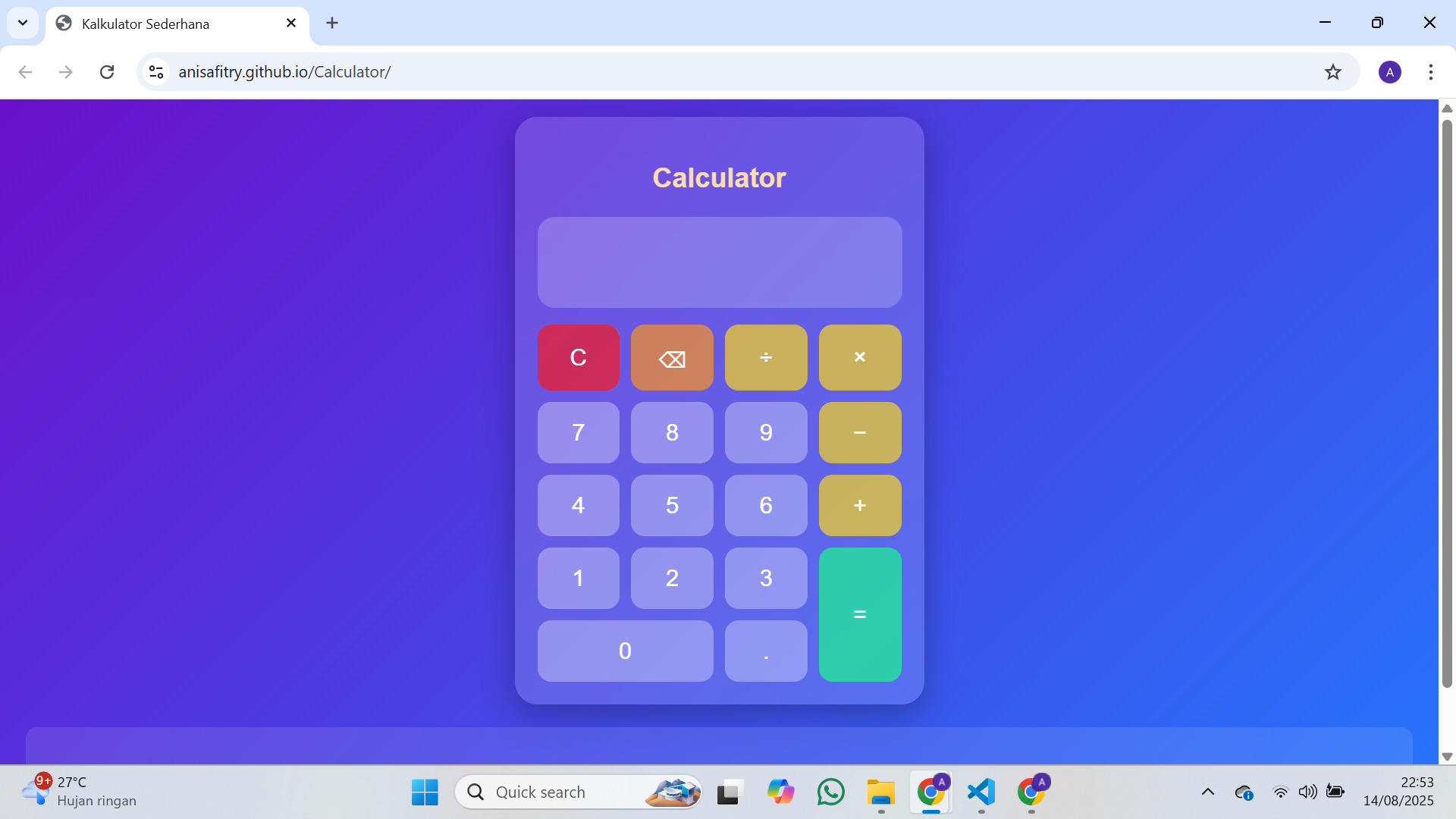 Website Calculator