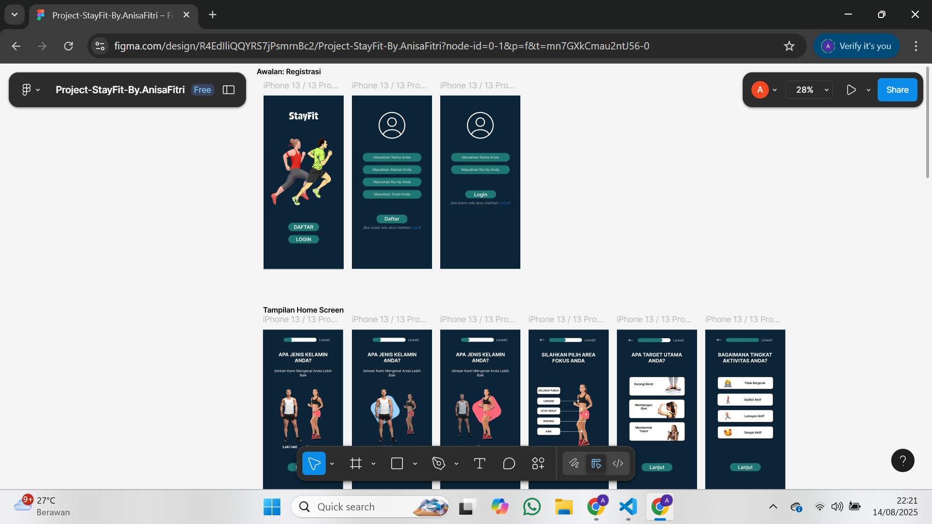 StayFit UI/UX